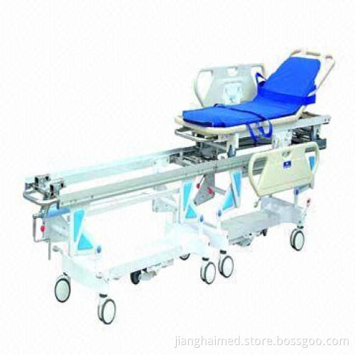 Stretchers, Easy Access/Smooth Action Pneumatic Assist Head Section, Adjustable/Removable IV Pole